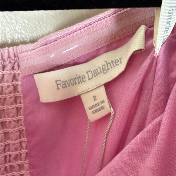 Favorite Daughter THE FAVORITE LINEN DRESS Pastel Lavender - Picture 6 of 12